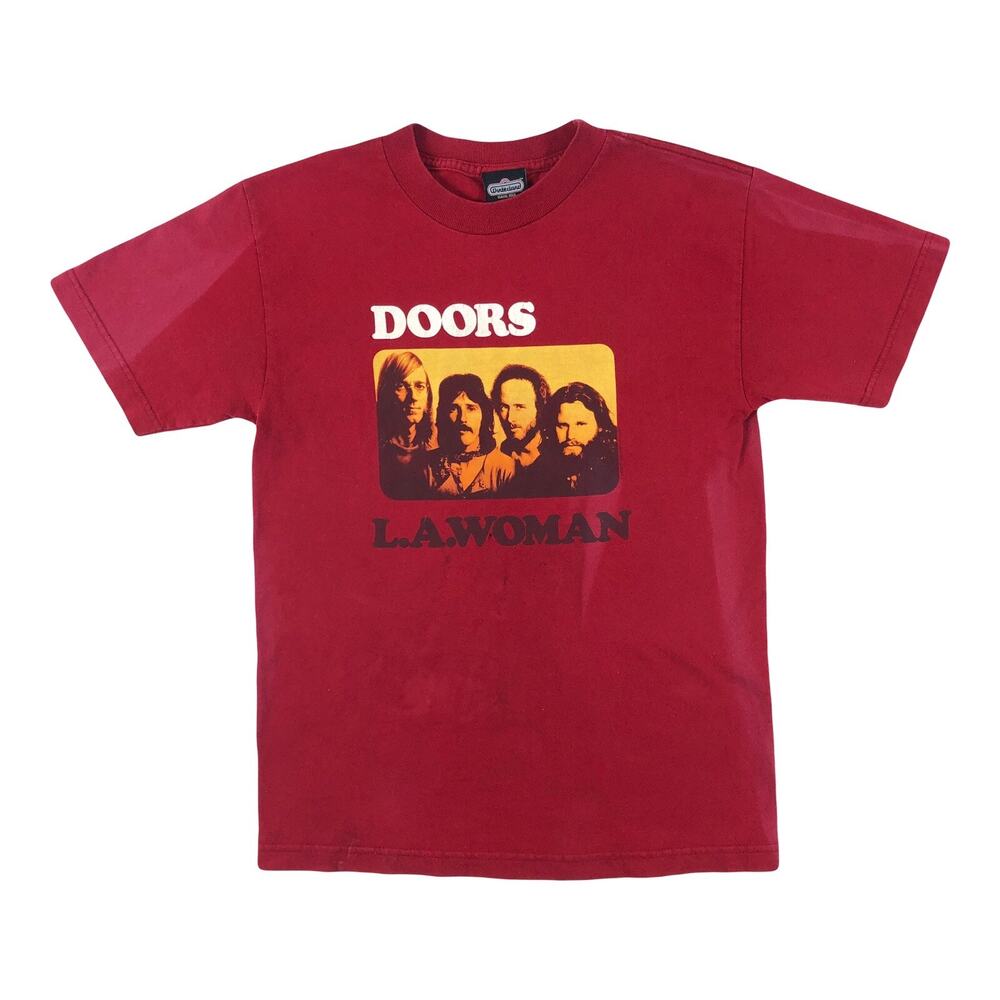 The Doors L.A. Woman Rock Band Thrashed Distressed 2005 Winterland T-Shirt XS